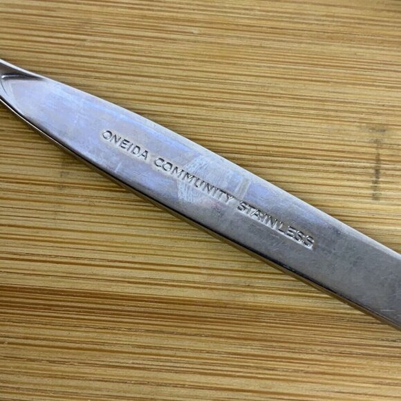 Oneida Community Stainless Satinique 5 Piece Place Setting 1990s Betty Crocker - Picture 4 of 4